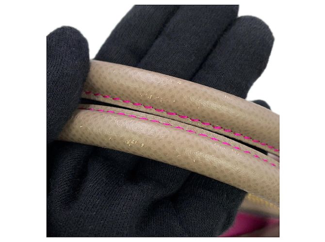 Hermès Borsa Hermes Bolide 31 in Etoupe Gray e Rose Purple Porpora Taupe - vista 13