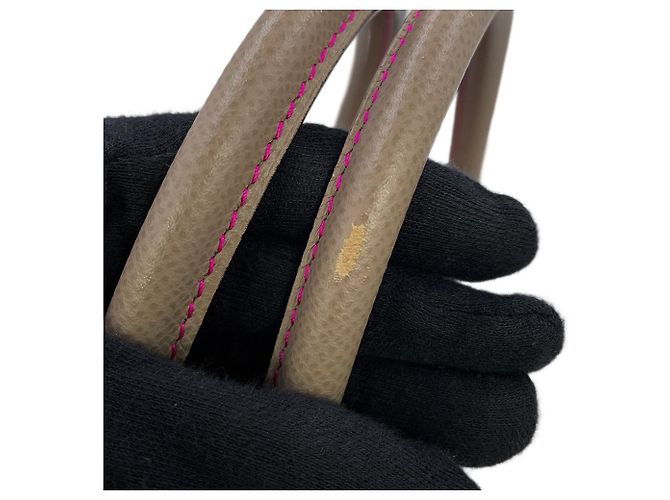 Hermès Borsa Hermes Bolide 31 in Etoupe Gray e Rose Purple Porpora Taupe - vista 14