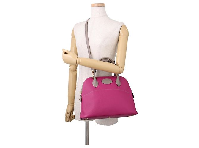 Hermès Borsa Hermes Bolide 31 in Etoupe Gray e Rose Purple Porpora Taupe - vista 5
