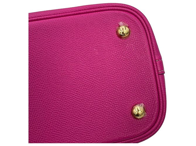 Hermès Borsa Hermes Bolide 31 in Etoupe Gray e Rose Purple Porpora Taupe - vista 7