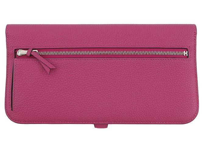 Hermès Hermes Dogon Long Wallet in Rose Purple Lila - Ansicht 3