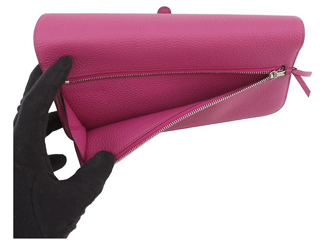 Hermès Hermes Dogon Long Wallet in Rose Purple Lila - Ansicht 6