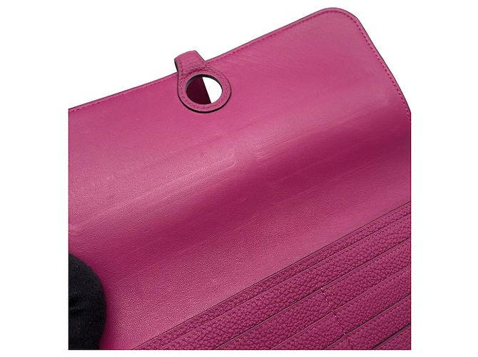 Hermès Hermes Dogon Long Wallet in Rose Purple Lila - Ansicht 8