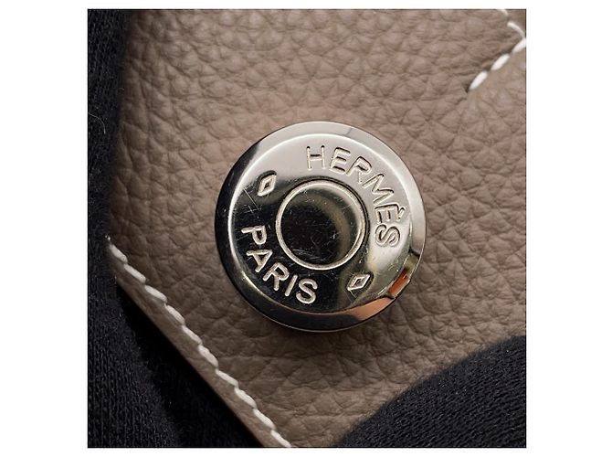 Hermès Dogon Long Wallet in Etoupe Gray Taupe - Ansicht 11