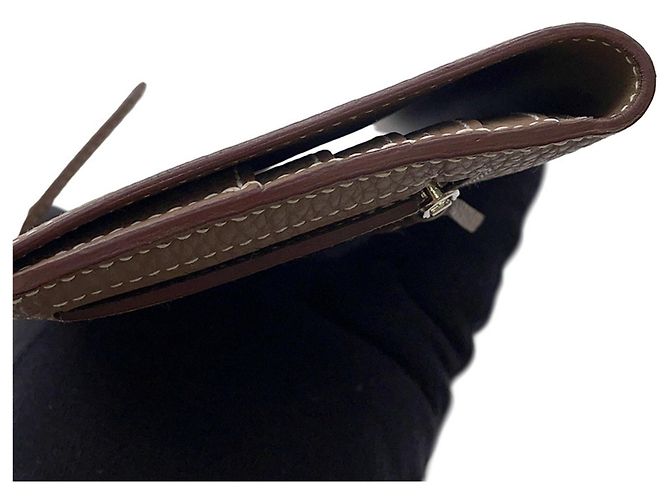 Hermès Dogon Long Wallet in Etoupe Gray Taupe - Ansicht 7