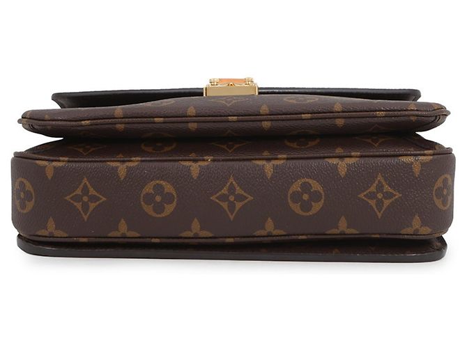 Borsa Louis Vuitton Monogram Pochette Métis MM Marrone - vista 3
