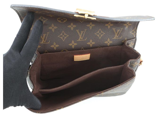 Borsa Louis Vuitton Monogram Pochette Métis MM Marrone - vista 6
