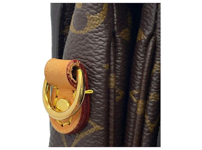 Borsa Louis Vuitton Monogram Pochette Métis MM Marrone - vista 9