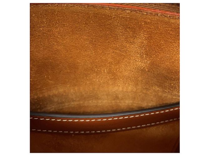 Céline Celine Boston Small Handtasche aus Triomphe-Leder Braun - Ansicht 12