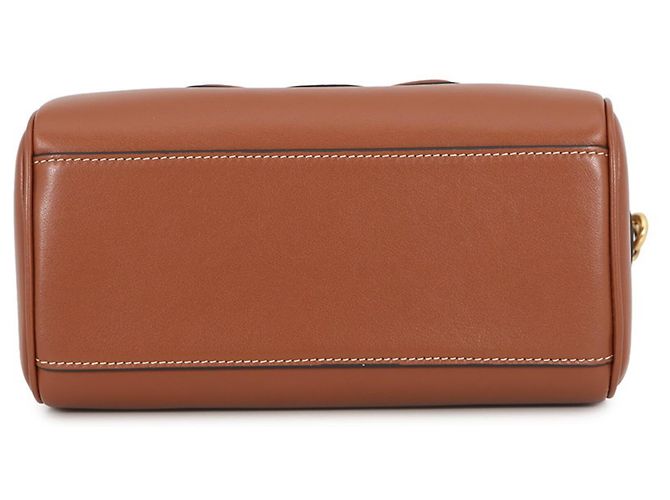 Céline Celine Boston Small Handtasche aus Triomphe-Leder Braun - Ansicht 3