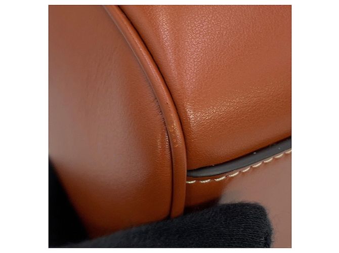 Céline Celine Boston Small Handtasche aus Triomphe-Leder Braun - Ansicht 7