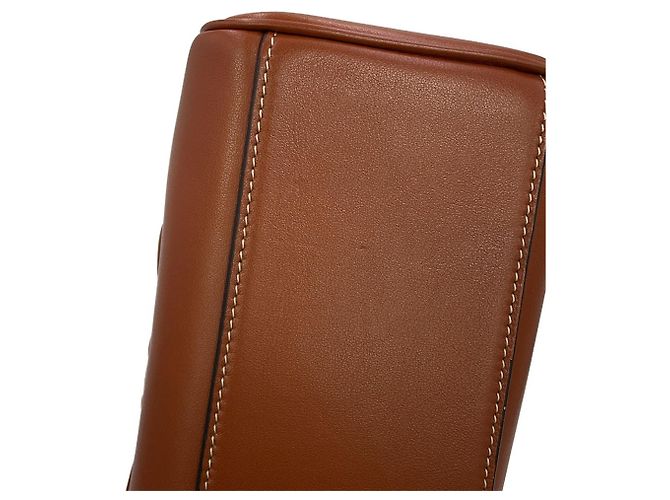 Céline Celine Boston Small Handtasche aus Triomphe-Leder Braun - Ansicht 8