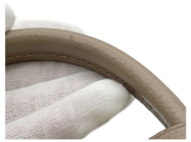 Borsa Louis Vuitton Bicolor Monogram Empreinte Petit Palais PM Grigio Crudo - vista 13