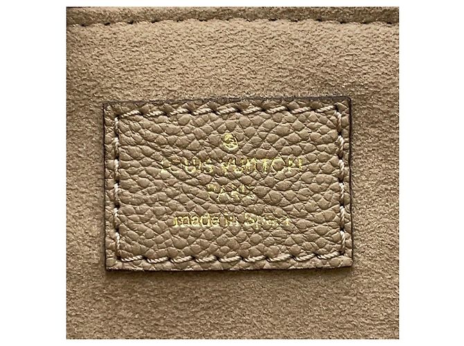 Borsa Louis Vuitton Bicolor Monogram Empreinte Petit Palais PM Grigio Crudo - vista 17