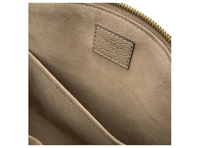 Borsa Louis Vuitton Bicolor Monogram Empreinte Petit Palais PM Grigio Crudo - vista 8