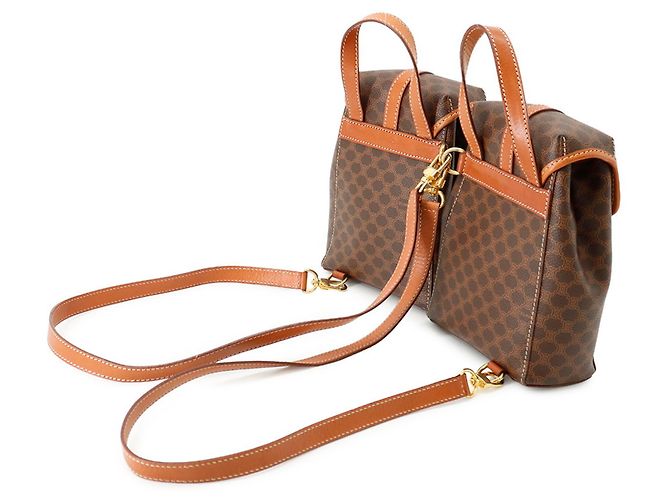 Céline Celine Macadam Twin Mini Rucksack Braun - Ansicht 2