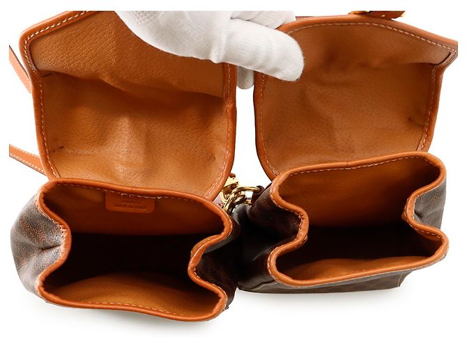 Céline Celine Macadam Twin Mini Rucksack Braun - Ansicht 5