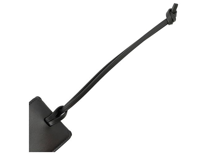 Charm para bolso de mano en cuero negro Balenciaga - vista 4