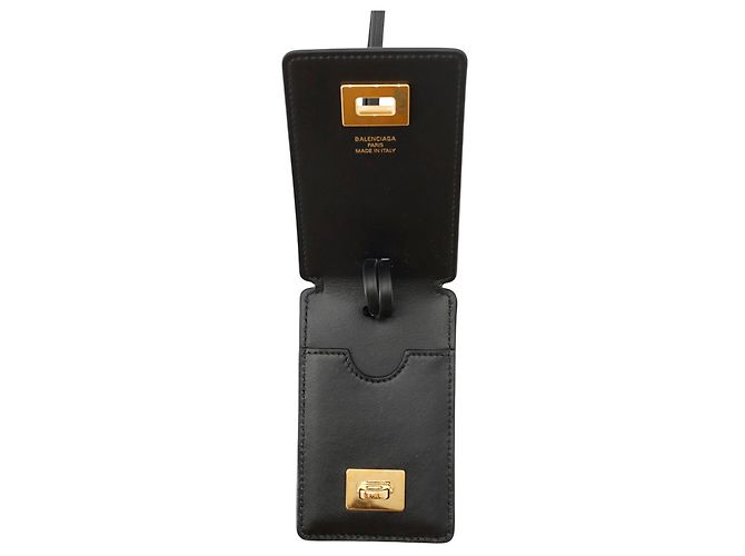 Charm para bolso de mano en cuero negro Balenciaga - vista 5