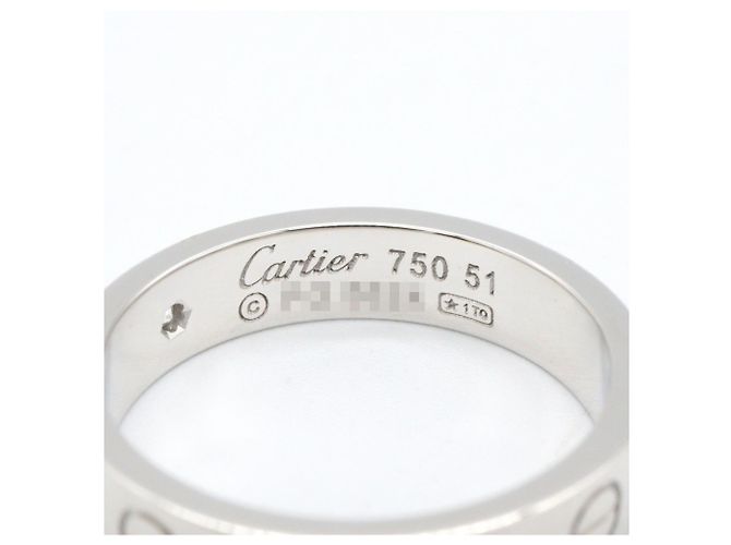 Cartier Mini Love Ring Silber - Ansicht 4