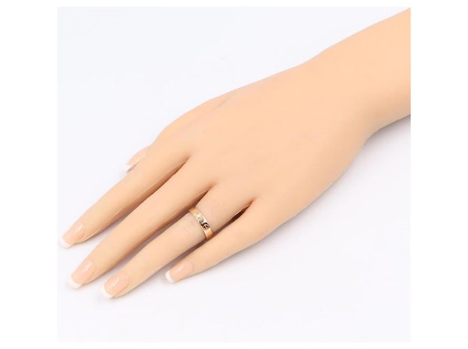 Anello Cartier Mini Love in oro rosa 18K con diamante D'oro - vista 7