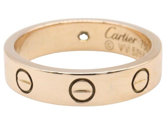 Cartier Mini Love Ring aus 18K Roségold mit Diamant - Ansicht 3
