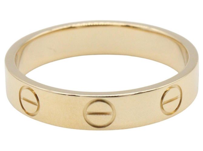Anello Mini Love di Cartier in oro giallo 18K D'oro - vista 2