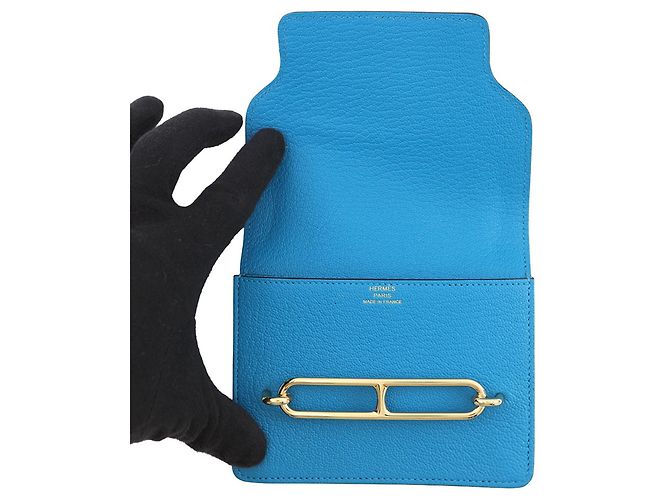 Hermès Hermes Roulis Loulis Blue Frida Coin Purse - view 4