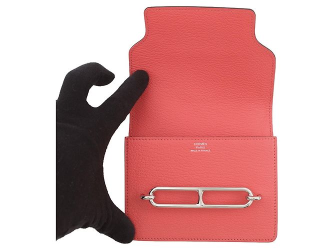 Monedero Kara Hermès en piel Chevre Mysore - vista 4