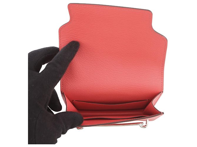 Monedero Kara Hermès en piel Chevre Mysore - vista 6