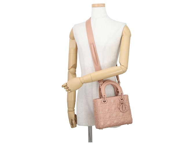 Borsa Christian Dior Lady Dior Rosa - vista 5