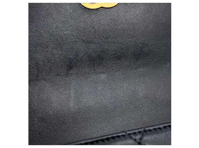 Borsa a Spalla Chanel Matelassé Mini Flap Nero - vista 9