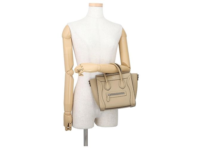 Céline Borsa Celine Luggage Nano Shopper - vista 4