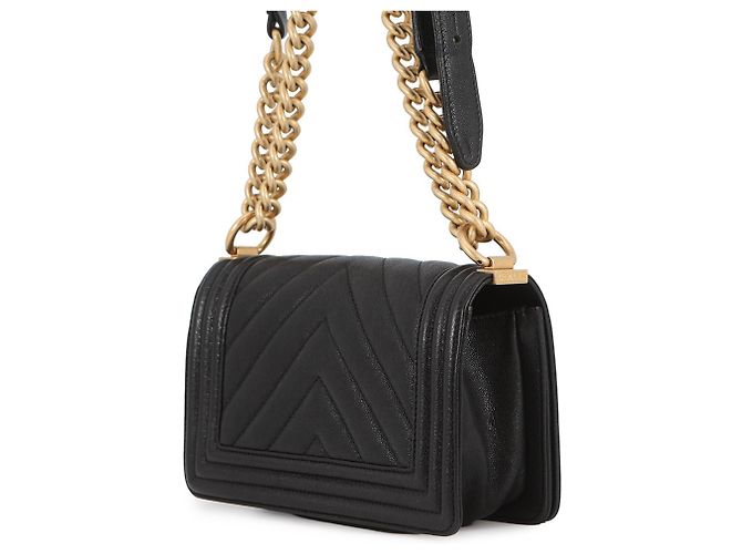 Borsa Chanel Matelasse Boy Small Nero - vista 2
