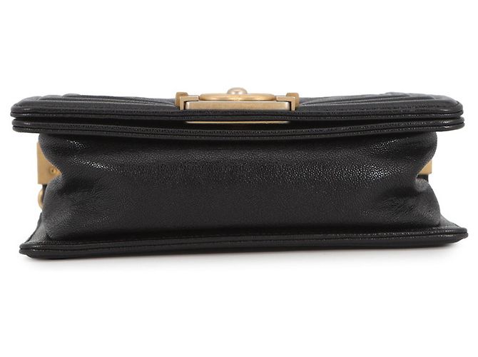 Borsa Chanel Matelasse Boy Small Nero - vista 3