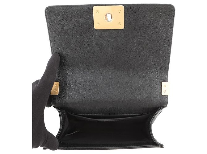 Borsa Chanel Matelasse Boy Small Nero - vista 6