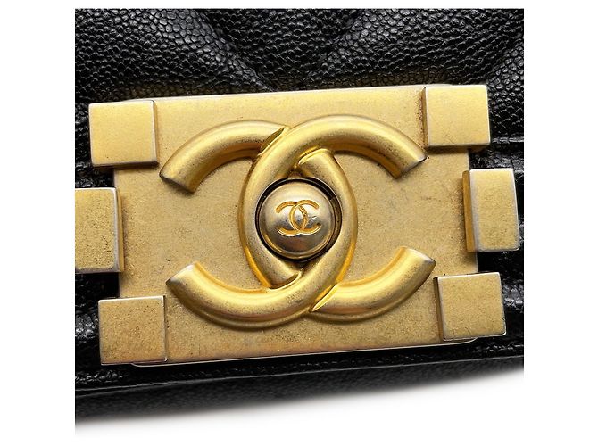 Borsa Chanel Matelasse Boy Small Nero - vista 7