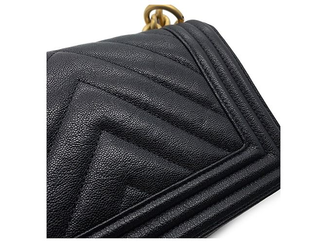 Borsa Chanel Matelasse Boy Small Nero - vista 8