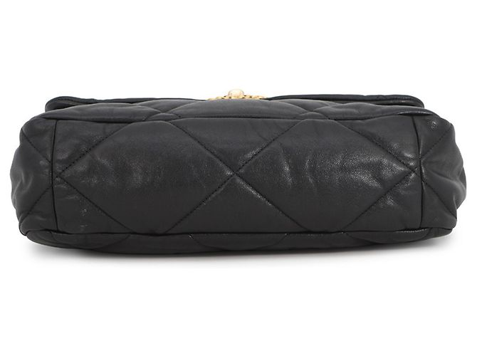 Borsa a tracolla con catena Chanel CHANEL19 Nero - vista 3