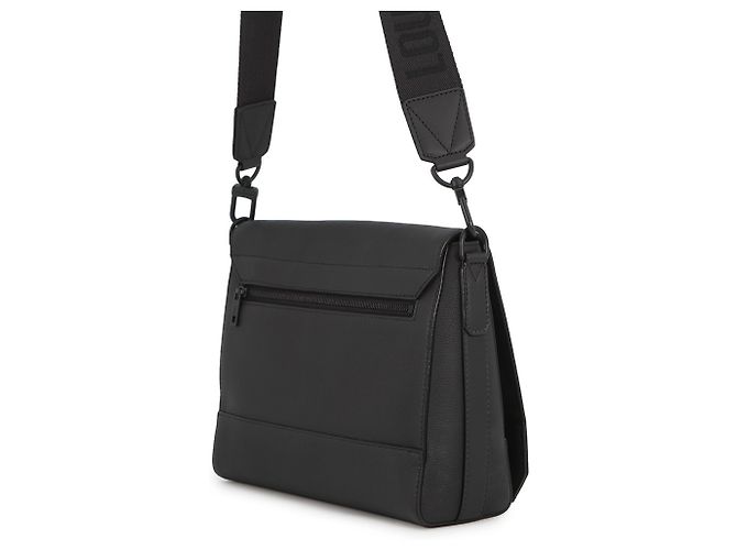 Borsa a tracolla in pelle granulata nera Louis Vuitton Nero - vista 2