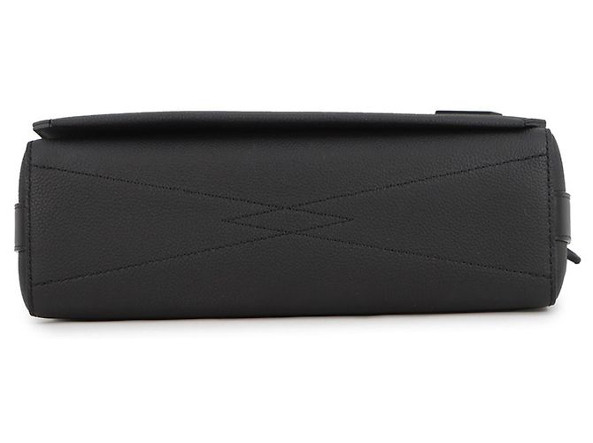 Borsa a tracolla in pelle granulata nera Louis Vuitton Nero - vista 3
