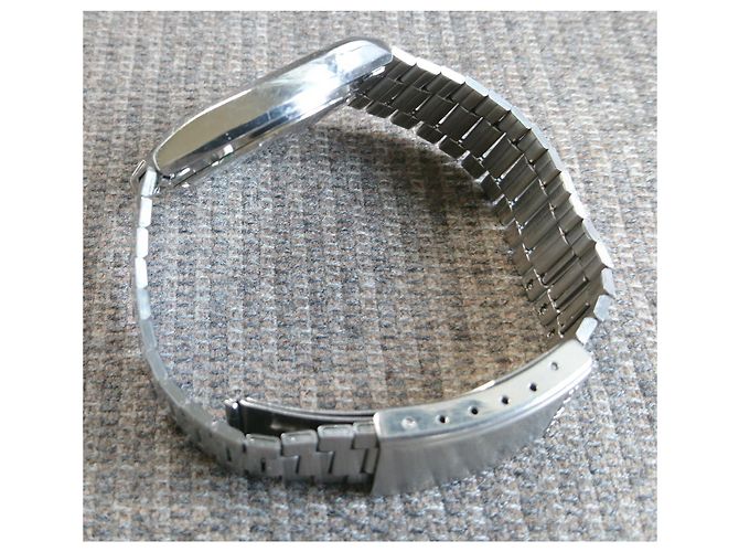 Relógio Seiko Chronos de quartzo ref. 8123-5240 Branco Hardware prateado - vista 7