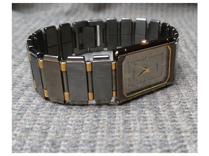 Relógio Seiko Arc Quartz 1220-5210 Dourado Hardware prateado - vista 14