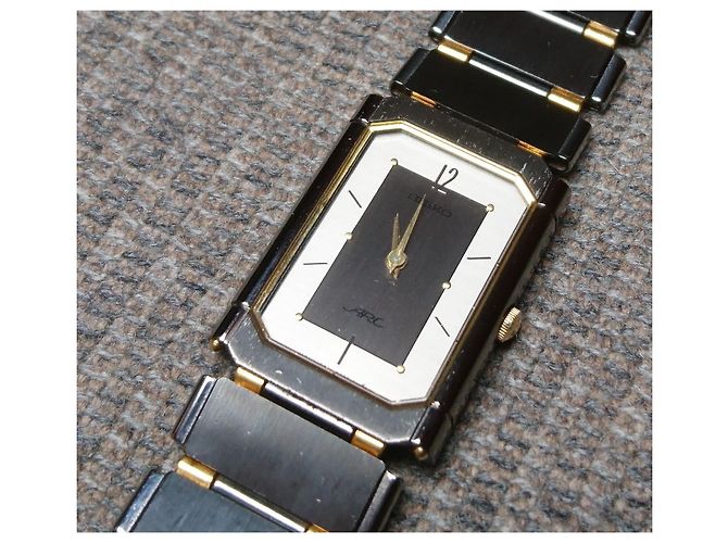 Relógio Seiko Arc Quartz 1220-5210 Dourado Hardware prateado - vista 3