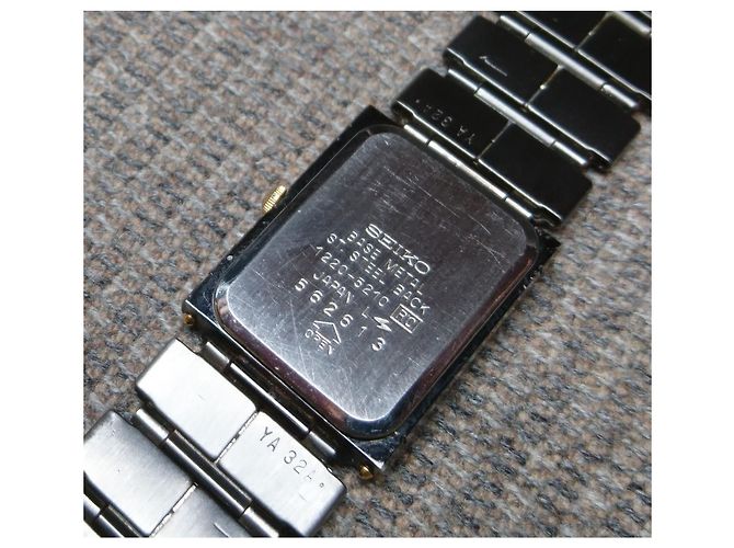 Relógio Seiko Arc Quartz 1220-5210 Dourado Hardware prateado - vista 4