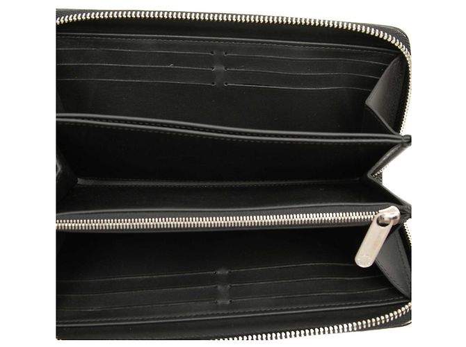 Louis Vuitton Monogram Mahina Zippy Wallet Schwarz - Ansicht 4