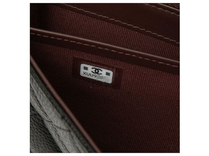 Cartera larga Chanel Matelassé Coco Mark Negro - vista 6