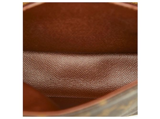 Borsa a tracolla Louis Vuitton Monogram Saint Cloud MM Marrone - vista 11