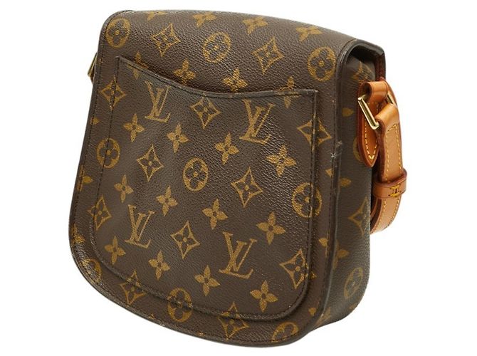 Borsa a tracolla Louis Vuitton Monogram Saint Cloud MM Marrone - vista 2