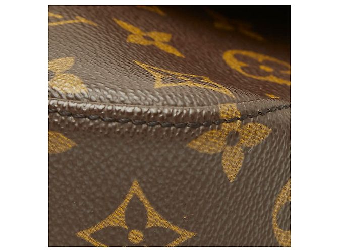 Borsa a tracolla Louis Vuitton Monogram Saint Cloud MM Marrone - vista 4